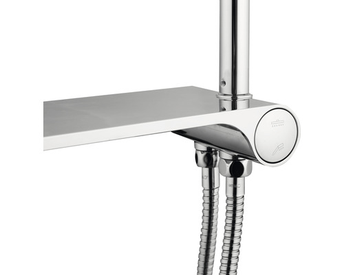 Aufputz Duscharmatur mit Ablage