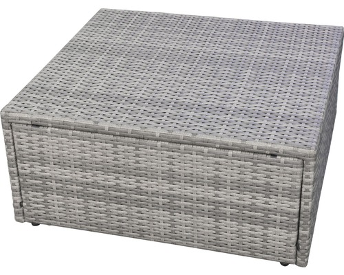 Geflochtener Outdoor-Hocker aus Kunststoff