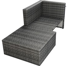 Gartenloungeelement aus Polyrattan