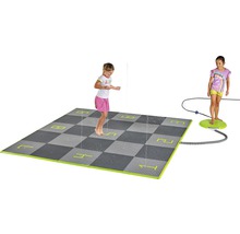 Wasserspielmatte mit Hüpfspiel und Drehscheibe für Kinder
