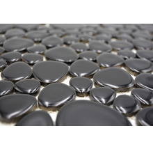 Keramikmosaik XKM 890N schwarz 27,5x27,5 cm