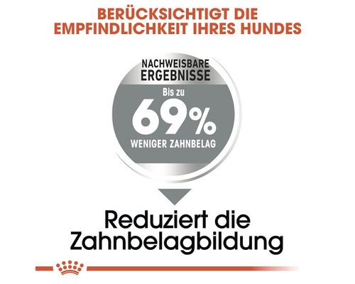 Reduziert die Zahnbelagbildung bis zu 69 Prozent.