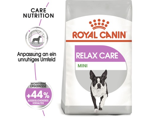 Verpackung Royal Canin Relax Care Mini Hundefutter
