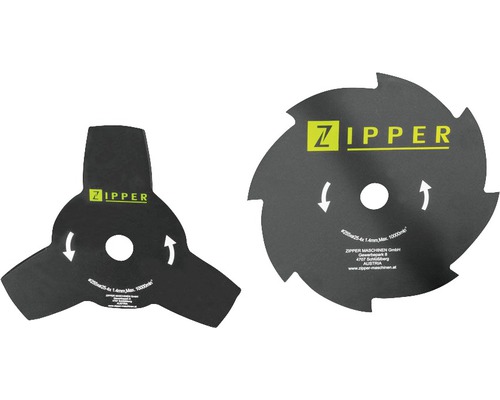 Zwei Grasschneider Messer von Zipper Maschinen
