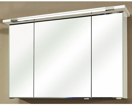 Spiegelschrank mit drei Türen und Beleuchtung