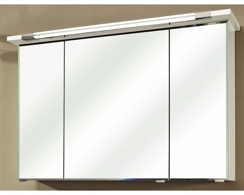 Spiegelschrank mit drei Türen und Beleuchtung