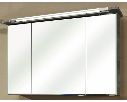 Spiegelschrank mit drei Türen und Beleuchtung