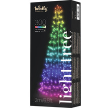 Verpackung einer Twinkly Lichterkette Generation II mit 300 RGBW LED Lichtern und App Steuerung, Laenge 2 Meter