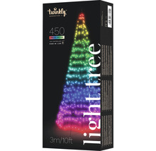 Verpackung der Twinkly Light Tree Lichterkette mit 450 LED Lichtern und einer Länge von drei Metern.