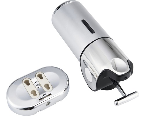 Seifenspender mit Wandhalterung aus Metall