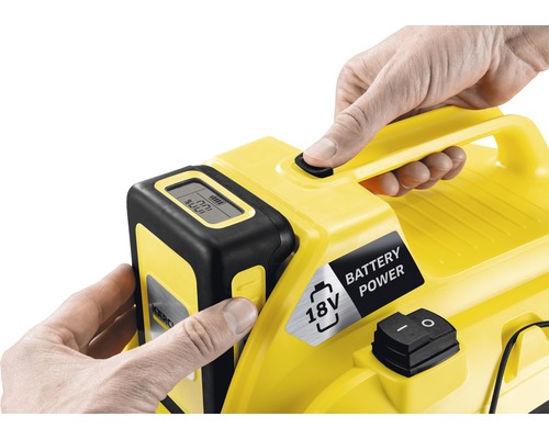 Kärcher Battery Power Akku mit Ladestandsanzeige