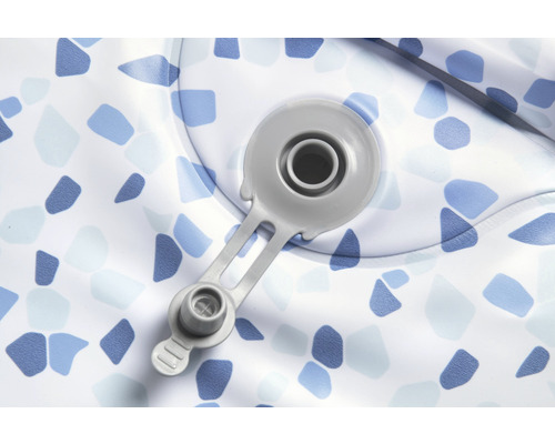 Detailansicht eines aufblasbaren Whirlpools mit Ventil