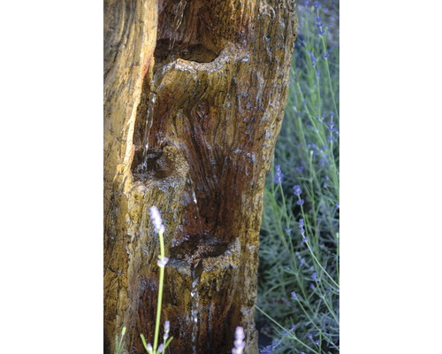 Gartenbrunnen mit Baumstammdesign und Wasserspiel