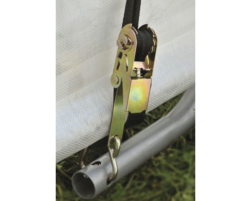 Spanngurt mit Ratsche zur Befestigung einer Plane