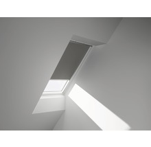 HORNBACH DKL weiß Rahmen | manuell uni Verdunkelungsrollo grau VELUX