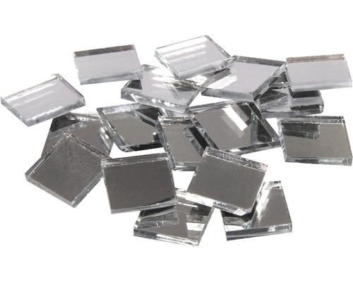 Quadratische Spiegelmosaiksteine für Bastelarbeiten