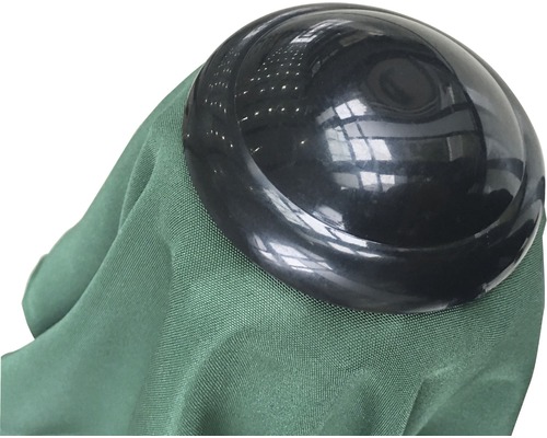 Knieschoner mit Gelschutzkissen und Textilüberzug