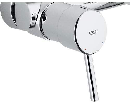 Grohe Logo auf einem Duschthermostat