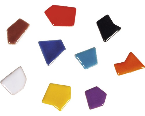 Verschiedenfarbige Mosaiksteine