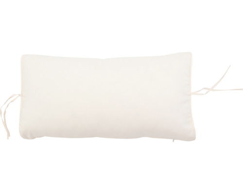 Rechteckiges Kissen mit Bindebändern