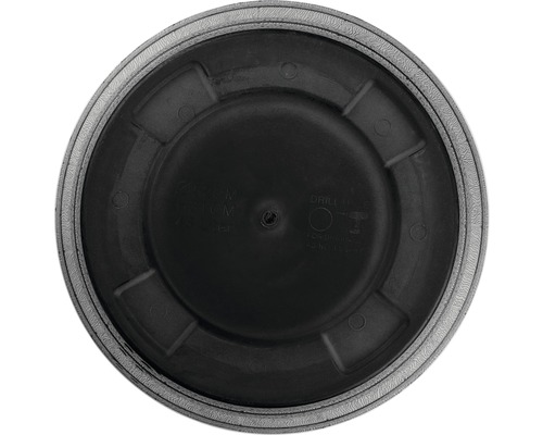 Innenansicht eines Pflanzkübels aus Kunststoff