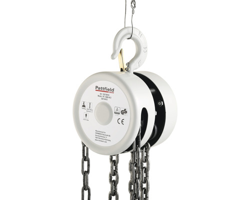 Pattfield Kettenzug mit Haken und Kette