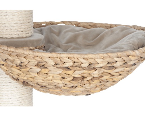 Kratzbaum mit Korb und Sisalstamm