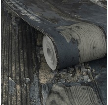 Tapetenrolle mit Holzoptik