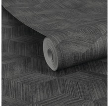 Eine Rolle Tapete mit geometrischem Muster.