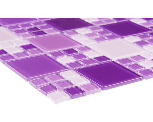 Glasmosaik violett mix 30x30 cm-0