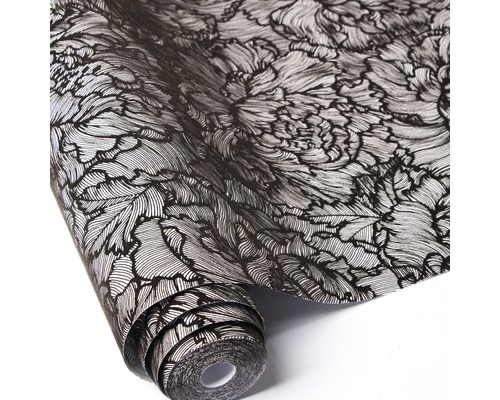 Tapetenrolle mit Blumenmuster