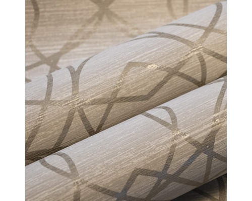 Tapetenrolle mit geometrischem Muster