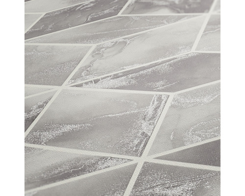 Nahaufnahme einer Tapete mit geometrischem Marmormuster