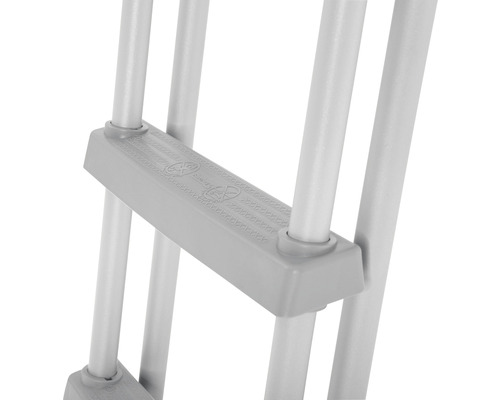 Detail einer Leiter mit Sprosse