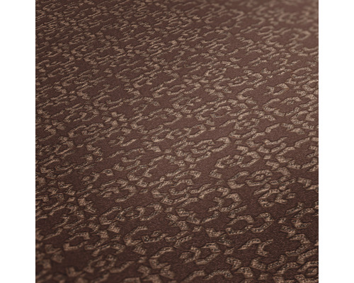 Nahaufnahme einer braunen Vinyltapete mit Muster