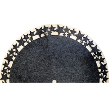 Weihnachtsbaumdecke mit Sternenmuster