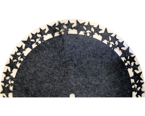 Weihnachtsbaumdecke mit Sternenmuster