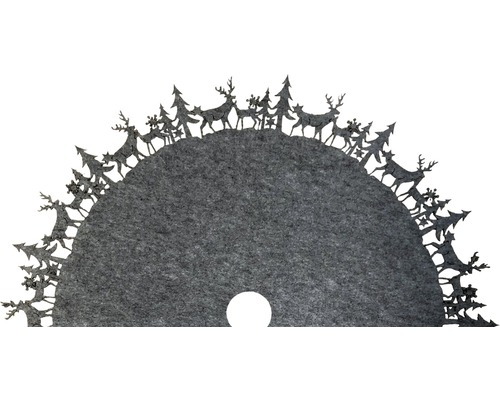 Baumdecke mit Hirsch- und Tannenbaum-Motiven