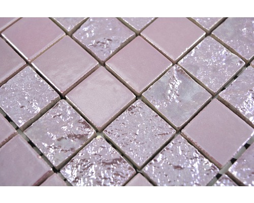 Quadratische Mosaikfliesen aus Glas