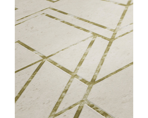 Detailansicht einer Tapete mit geometrischem Muster