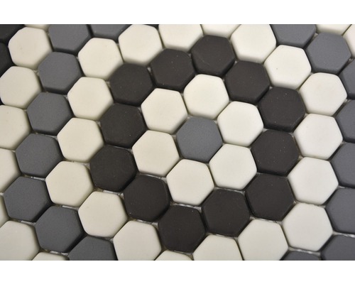 Mosaikfliesen in sechseckiger Form