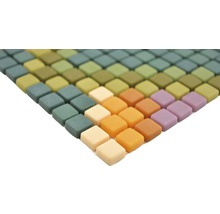 Glasmosaik Cuba MC2 31,10x24,60 cm mix grün matt