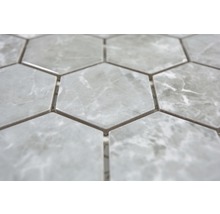 Keramikmosaik HX Curio MG Hexagon 32,5x28,1 cm Grau