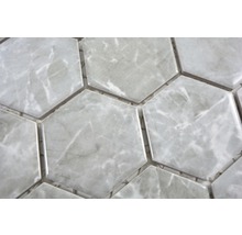 Keramikmosaik HX Curio MG Hexagon 32,5x28,1 cm Grau