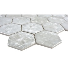 Keramikmosaik HX Curio MG Hexagon 32,5x28,1 cm Grau