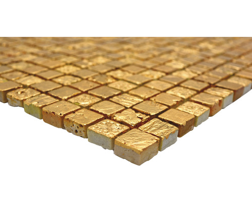 Mosaikfliesen mit Goldbeschichtung