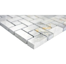 Natursteinmosaik XNM BS11 30,5x30,5 cm Grau