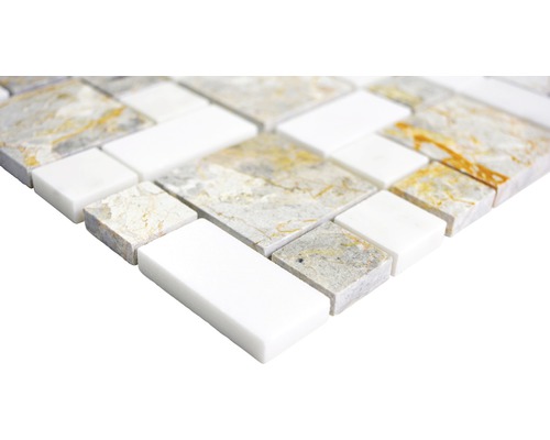 Mosaikfliese aus Marmor und Stein
