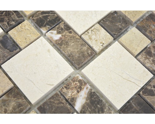 Mosaikfliese aus Marmor