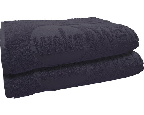 Gestapelte Baumwollhandtücher mit Prägung